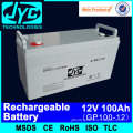12v 100ah smf long life rechargeable battery for led light
